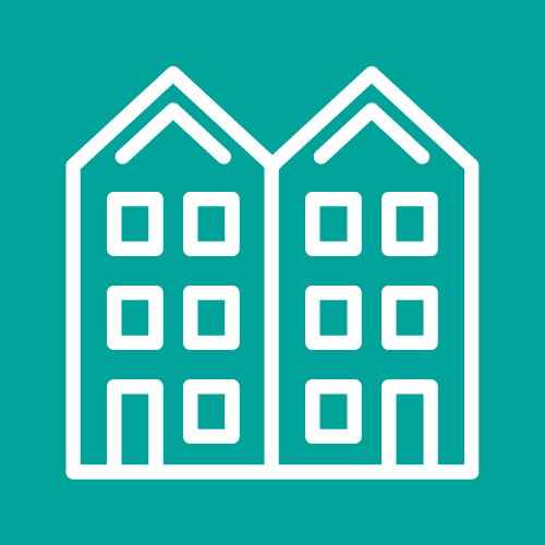 Multifamily Icon - WHITE
